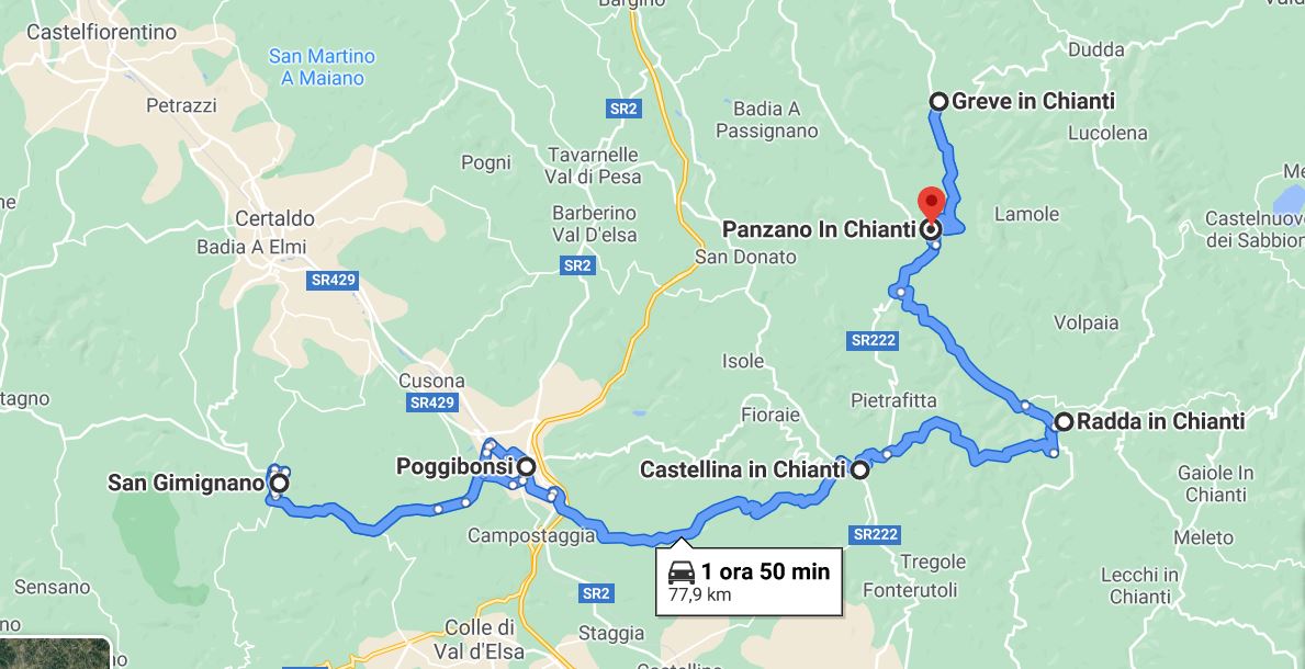 What Are The Main Locations Of Chianti In Tuscany?