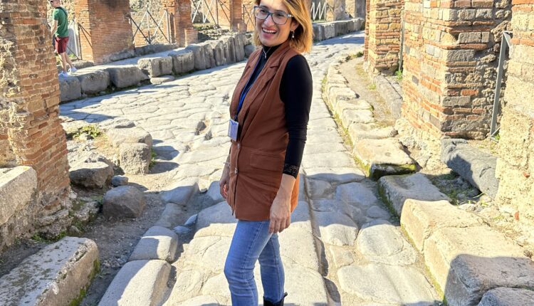 Ana Patrícia in Pompeii